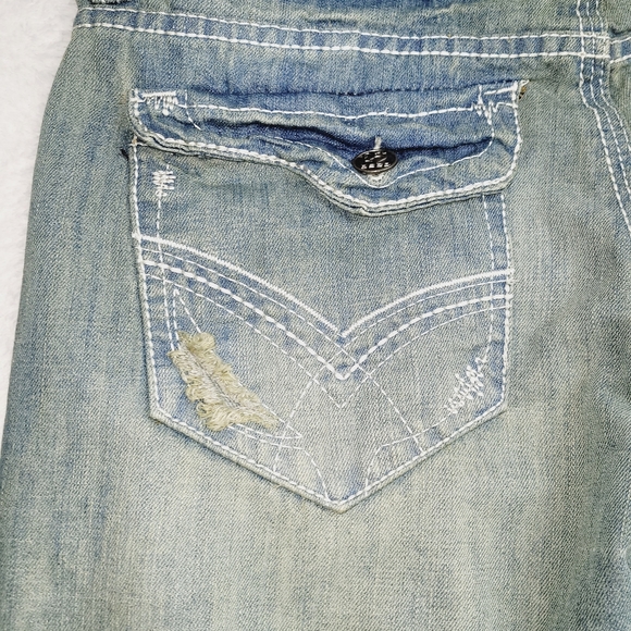 Basic Code Men's Grey Slim Straight Fit Size 36/34 Jeans - Picture 9 of 14